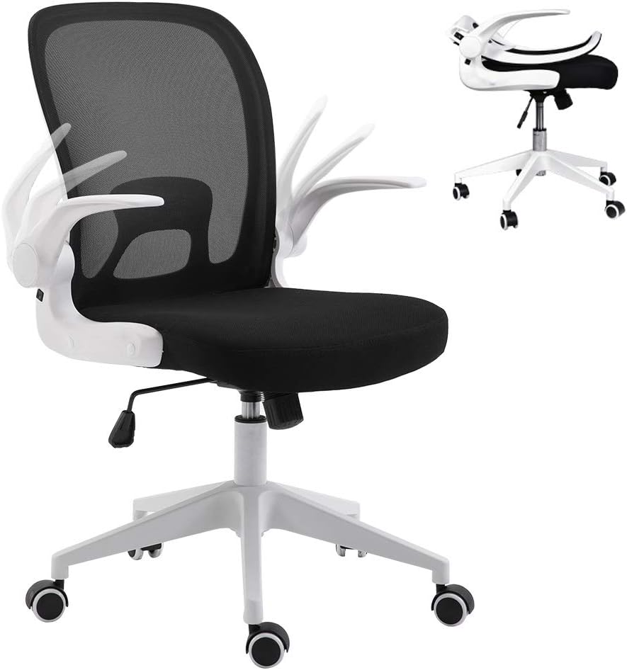 URRED Ergonomic Office Chair Mesh with Foldable Backrest