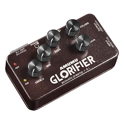 AMUMU GLORIFIER Acoustic Guitar Preamp DI Direct Input Box Guitar Pedal