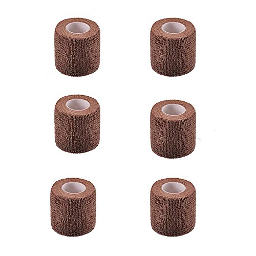 Self Adhesive Wrap Bandage 2'' x 5y Sport Bandages Non-Woven 6 Roll