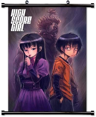 ROUNDMEUP High Score Girl Anime Fabric Wall Scroll Poster (32x47) Inches [A] High Score Girl-7(L)