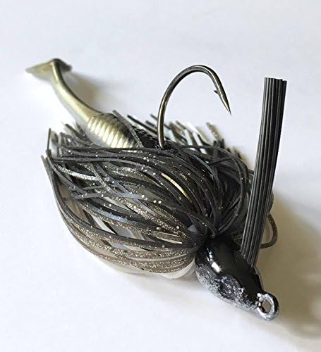 Screwy Lewy Lures Paddle Tail Bass Jigs (Gizzard Shad, 1/4 oz)