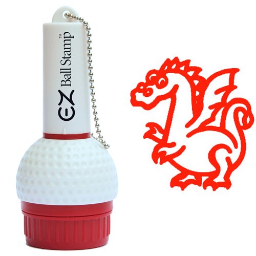 EZBallStamp Golf Ball Stamp - Red Dragon
