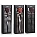 b.m.c BMC 3pc Mens Clip Suspenders Heavy Duty Adjustable Elastic Set - Brown