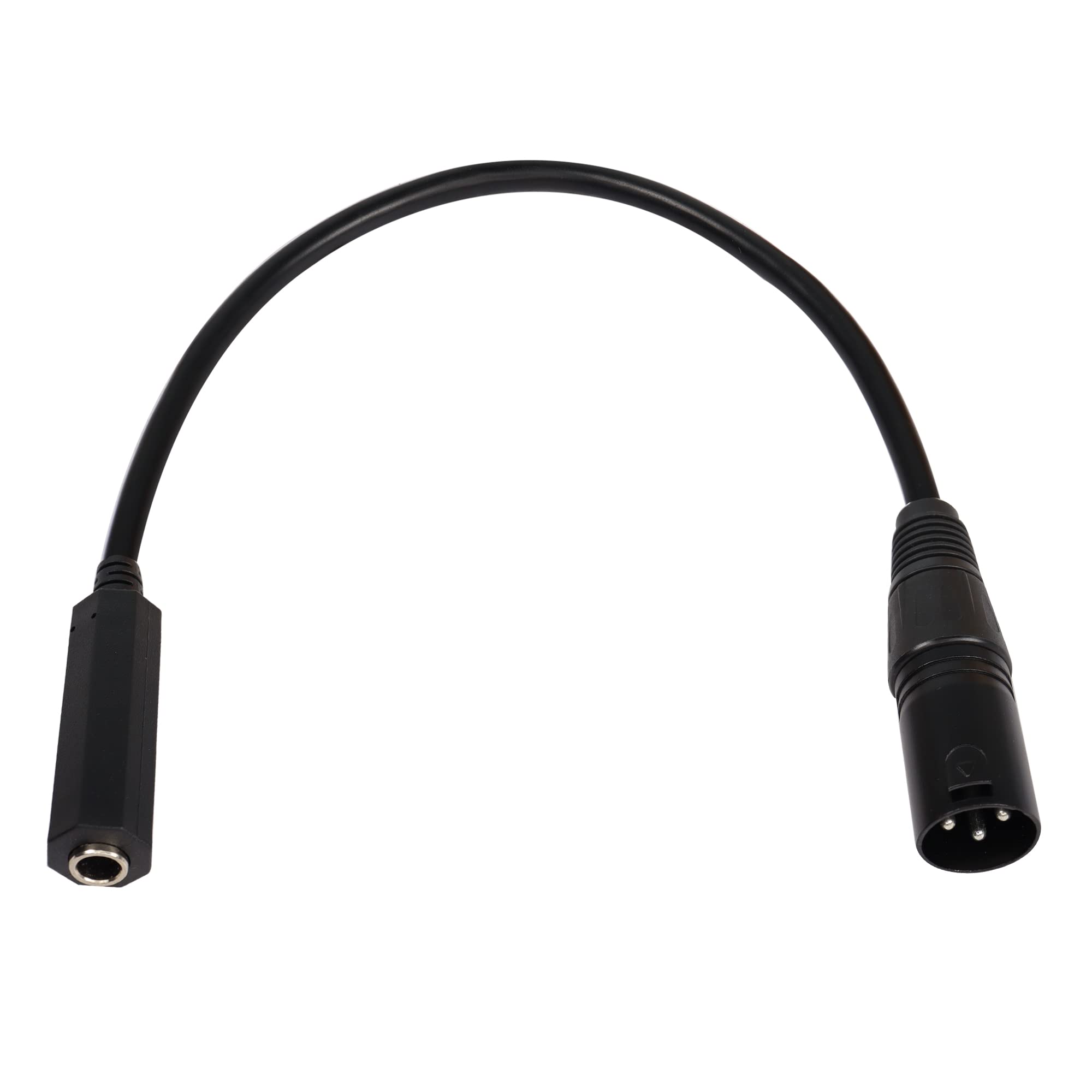 QIANRENON XLR male to 1/4" Female Balance Cable Adapter TRS 6.35mm to XLR 3 Pin Mono Audio Connect Convert Interconnect Cable 36cm/14.2in