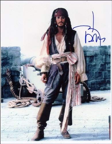 10X8 INCHES JOHNNY DEPP AUTOGRAPH GLOSSY PHOTO PRINT