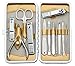 Manicure Set Professional Nail Clippers Kit Pedicure Care Tools- Stainless Steel Men and Women Grooming Kit 12Pcs for Travel or Home