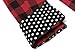 Meaneor Women's Polka Dot Lined Roll Up Sleeve Button Down Plaid Shirt