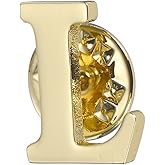 PATIKIL Letter Lapel Pins, Initial Alphabet Collar Pins Letter Brooch Pins for Women Men Shirt Dress Suits