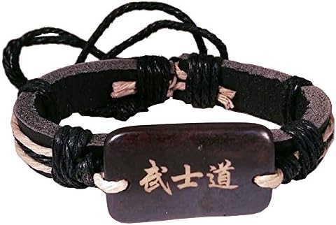 Samurai Spirit Leather Bracelet