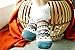 Pudus Nordic Blue Cozy Winter Slipper Socks for Women and Men with Non-Slip Grippers and Faux Fur Sherpa Fleece - Adult Regular Fuzzy Socks