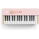 Eastar Kido Kids Piano Keyboard, 32 Keys Digital Piano for Kids, Music Educational Instrument for Beginner, Mini Wood Keyboard Piano for Toddler, Light Pink