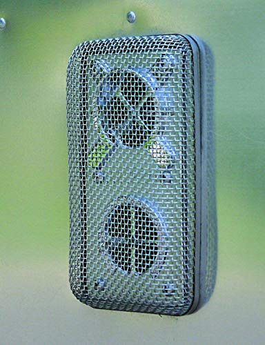 RV Furnace Vent Cover,Flying Insect Screen,Stainless Steel,Protect RV Water Heater from Flying Insects,7.5''x 4.1''x 1.3''