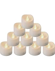 Homemory Battery Tea Lights with Timer, 6 Hours on top of also 18 Hours Off inside 24 Hours Cycle Automatically, Pack about 12 Timing LED Candle Lights inside Warm White