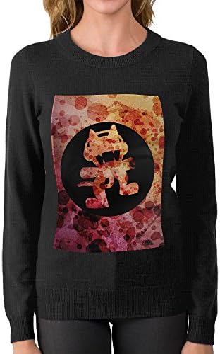 SPINA JR Monstercat Women's Sweatshirt Winter Must Have Ultimate Cotton Crewneck Sweatshirt