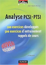 Analyse PCSI-PTSI
