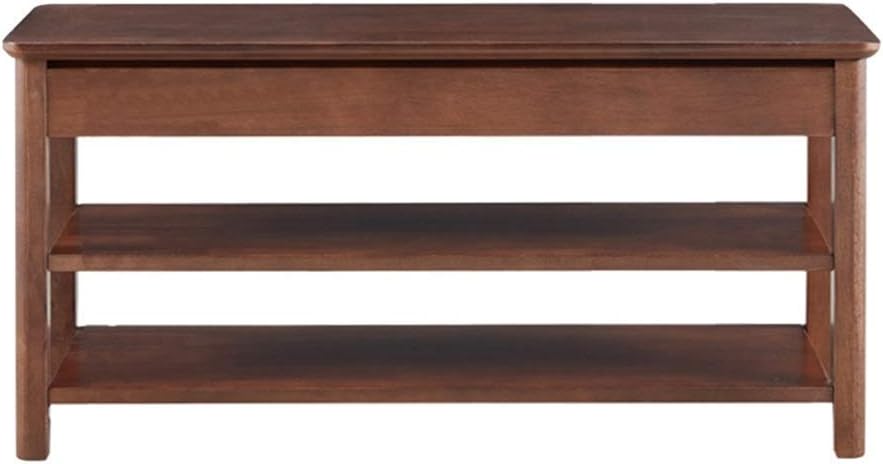 YWYW Banco de Zapatos de Madera Organizador de Almacenamiento de