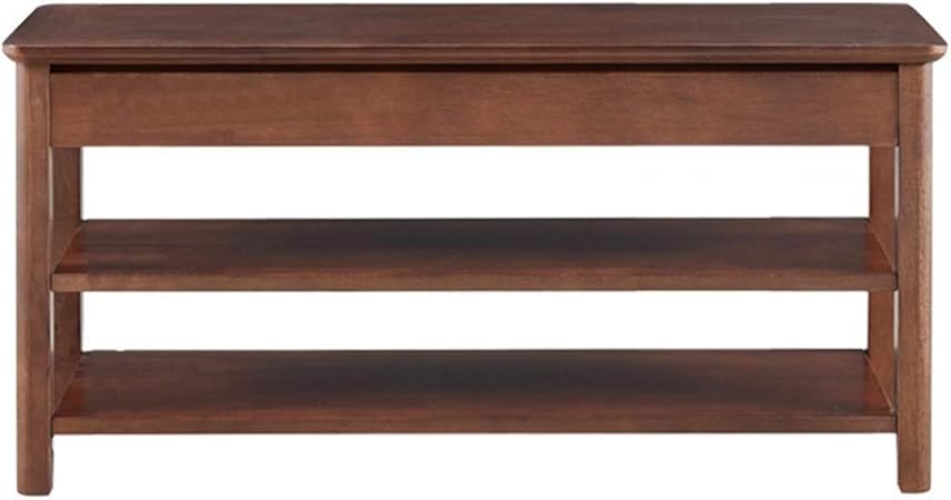 YWYW Banco de Zapatos de Madera Organizador de Almacenamiento de