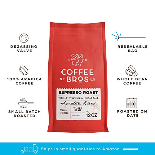 Coffee Bros., Espresso Roast — Whole Bean — 100 Arabica — 1 Bag (12oz
