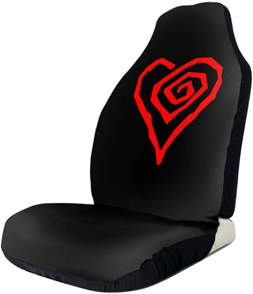Amazon.com: WINCR Car Seat Covers Peach Heart Universal Front Seat