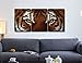 Natural art – Ferocity Tiger with Eye Staring Wall Art Painting Pictures Print On Canvas Animal The Picture for Home Modern Decoration