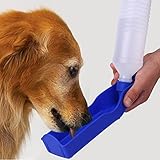pecute® Portable Pet Dog Cat Travel Water Drink Bottle Bowl Dispenser Feeder Plastic Foldable Pet Dog Cat Travel Water Drinking Feeder Bottle Bowl Random Color-Christmas Gift