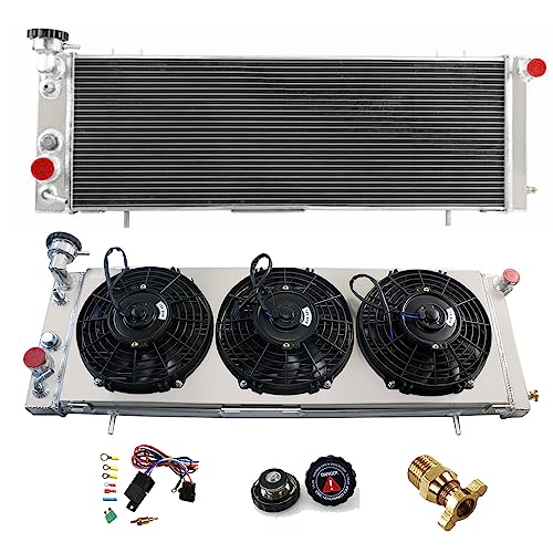 OzCoolingParts Jeep Cherokee Radiator Fan Shroud Kit, Full Aluminum ...
