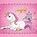 SONGMICS Large Ballerina Musical Jewelry Box, Unicorn for Little Girls, Music Storage Box with 2 Pullout Drawers UJMC007PK