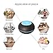 Aroma Diffuser,EIVOTOR Essential Oil Diffuser,300ml Wood Grain Aromatherapy Ultrasonic Cool Mist Humidifier with 4 Time Setting Modes, 7 Color Changing Lights Waterless Auto off Air Purifiers Black