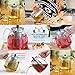 Glass Tea Kettle for Stove Top, Borosilicate Tea Pots with Infusers for Loose Tea, Clear Teapot with Stainless Steel Strainer, Makes 5 Tea Cups, 44oz