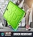 Galaxy Tab S4 10.5 Case, Poetic TurtleSkin Series [Corner/Bumper Protection][Grip][Bottom Air Vents] Protective Silicone Case for Samsung Galaxy Tab S4 10.5 Inch (2018) - Green