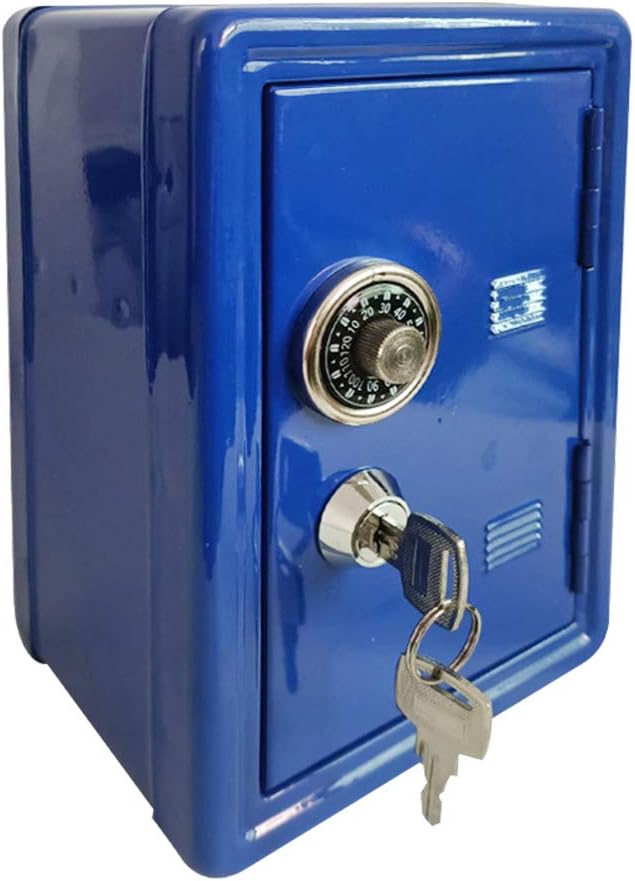 OSISTER7 Mini caja de efectivo,Caja de dinero de metal ...