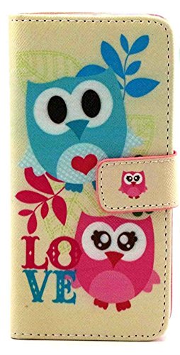iPhone 6s 4.7 inch Wallet Case Ã¯Å’Nancy's shop Premium Series Shock Absorption PU Leather Bumper Flip Cover With Stand Feature Magnetic Card Slot Holder + FREE Screen Protector For iphone 6 (1-Owl)