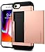 Spigen Slim Armor CS Designed for iPhone SE 2022 Case/iPhone SE 3 Case 2022 / iPhone SE 2020 Case/iPhone 8 Case/iPhone 7 Case - Blush Gold