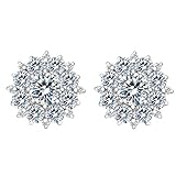 BriLove Women 925 Sterling Silver Bridal Stud