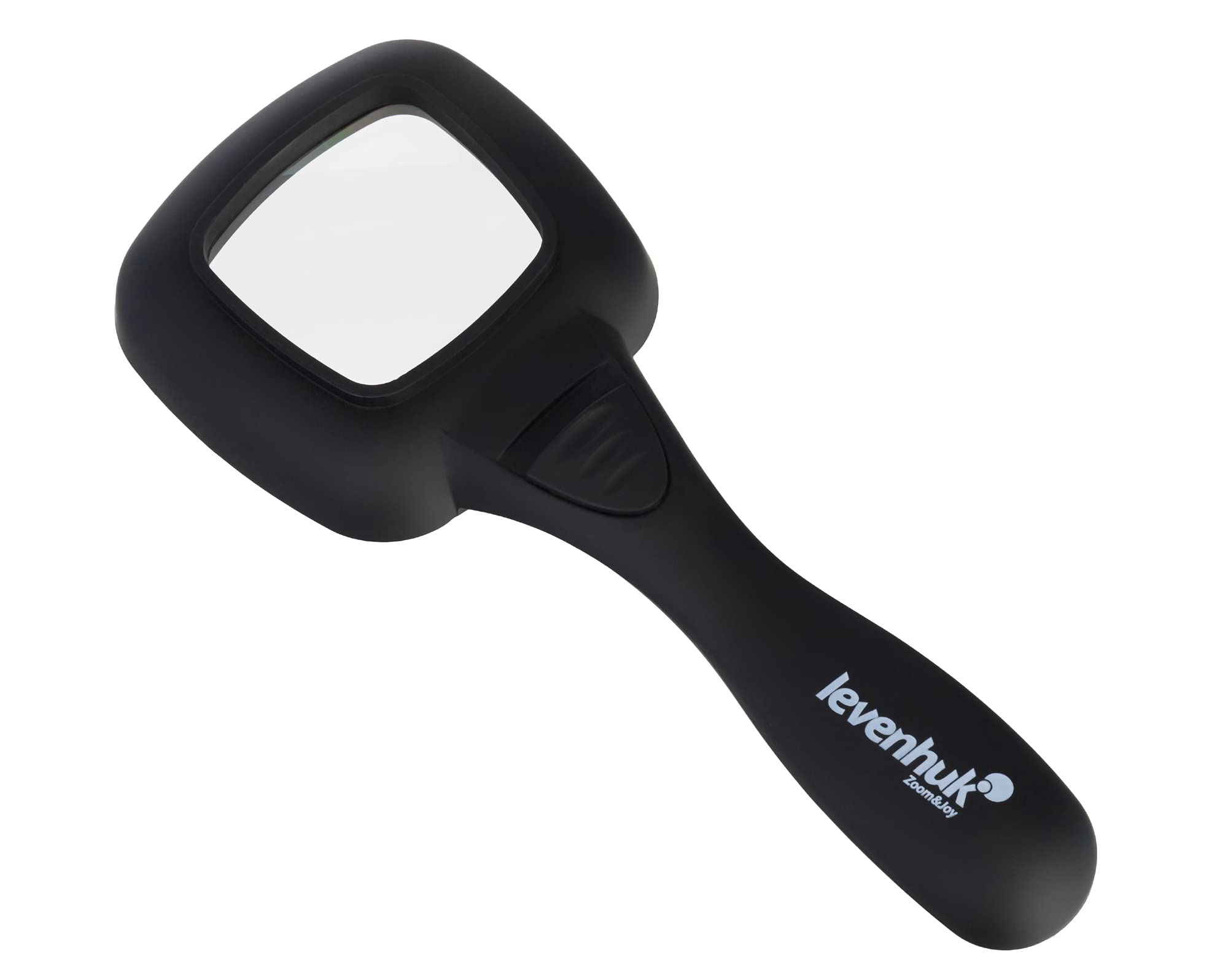 Levenhuk Zeno Read ZR12 Lightweight Handheld 4x Magnifier with LED Light and Brightness Adjustment