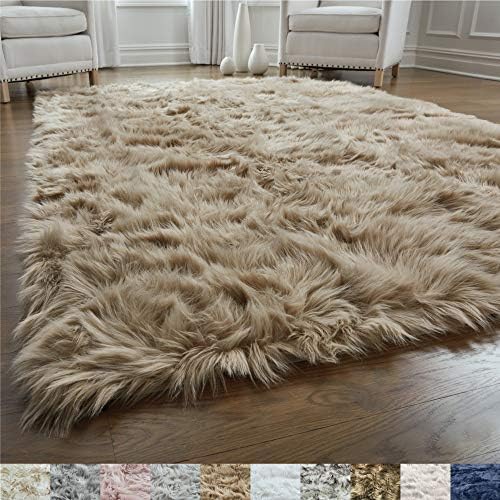 Gorilla Grip Original Premium Faux Fur Area Rug, 2x8, Softest, Luxurious Shag Carpet Rugs for