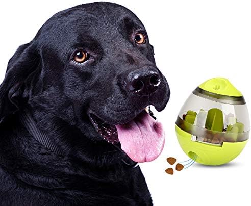 STAJOY Treat Ball Dog Toy, Food Dispensing Ball Interactive Treat-Tumbler Design for Dogs & Cats: Increases IQ and Mental Stimulation