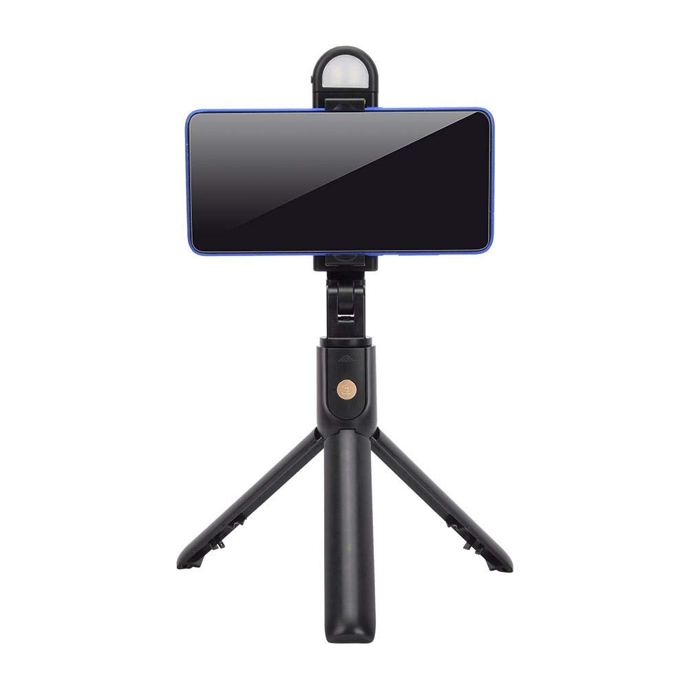 Bluetooth Selfie Stick Remote Fill Light, Vertical Horizontal Selfie Stick Tripod Live Support, Hidden Bluetooth Design, LED Light Function, Tripod Mode, Portable Universal Selfie Stick