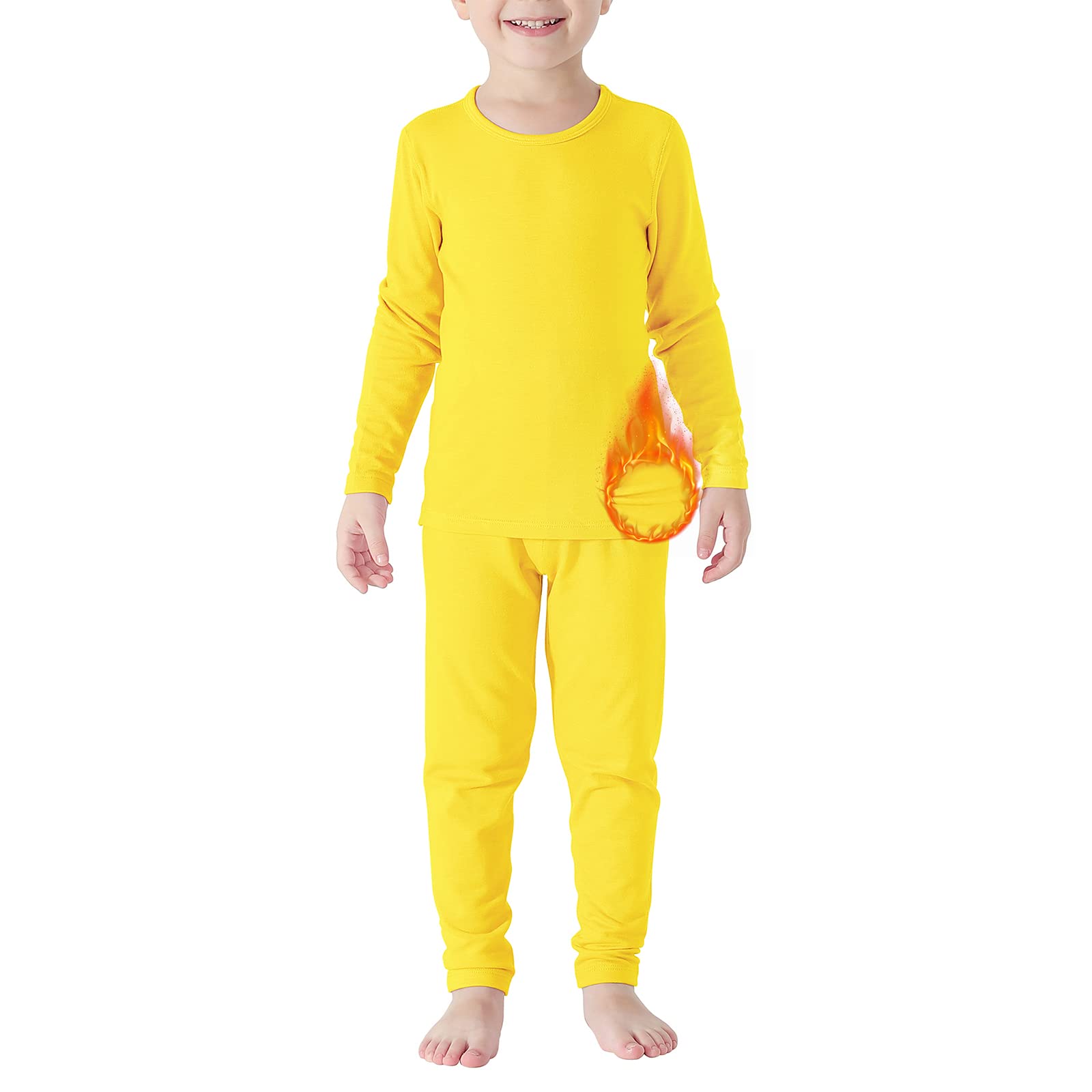 Boys Thermal Underwear Set for Kids Long Johns Base