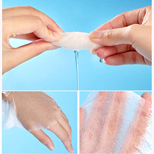 Compressed Facial Mask, Spdoo 24Pcs Ultra-Thin Disposable Moisturizing Compressed Cotton Silk Facial Face Mask Sheet Paper Diy Natural Skin Care