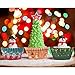 250 Pack Christmas Party Supplies Standard Paper Cupcake Liners Holders Toppers Wrappers Disposable Baking Cups Muffin Liners for Christmas Party Decoration
