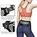 QUANFUN Slim Running Belt, Fanny Packs Waist Pack for Cell Phones,Running Pouch Cell Phone Holder with Two Zip Pockets for Women Men, Workout Gym Accessories Runner Belt Fits up to 6.5