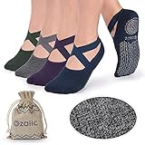 Ozaiic Non Slip Socks for Yoga Pilates Barre