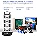 JBonest Power Strip Tower 16 Outlet 4 Port USB Surge Protector,6ft Cord Wire Extension Charging Station Universal Socket PC Laptops Mobile