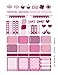 Valentines Day Sampler Monthly Planner Stickers Labels Compatible with Erin Condren Vertical Life Planner