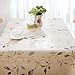 LEEVAN Heavy Weight Vinyl Rectangle Table Cover Wipe Clean PVC Tablecloth Oil-Proof/Waterproof Stain-Resistant- 54 x 108 Inch (Autumn Leaves)