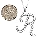Soulbreezecollection Initial Letter R Pendant Necklace Charm Ladies Teens Women Fashion Jewelry Charm