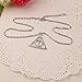 4 Piece Harry Potter Inspired Necklace Set Time Turner Deathly Hallows Golden Snitch for Harry Potter Fans Gifts or Decorations (Necklaces)
