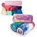 Aurorae Sport and Swim Towel Aqua for Beach, Pool, Travel, Microfiber, Super Absorbent, Extra Large, Lightweight (Tahiti Tides)