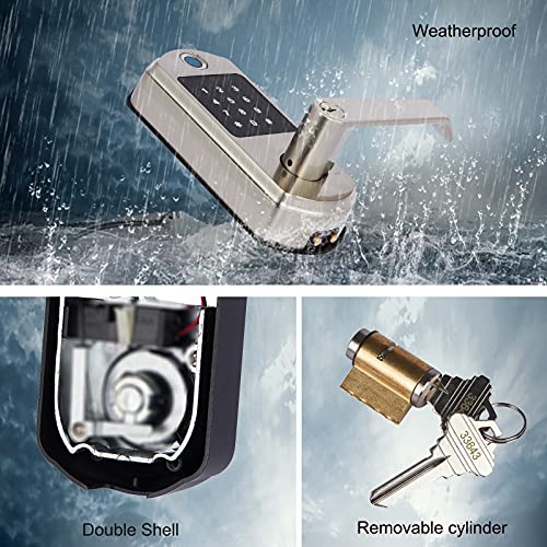 Smart Door Lock, Scyan X10, 5 in 1 Fingerprint Biometric Door Lock